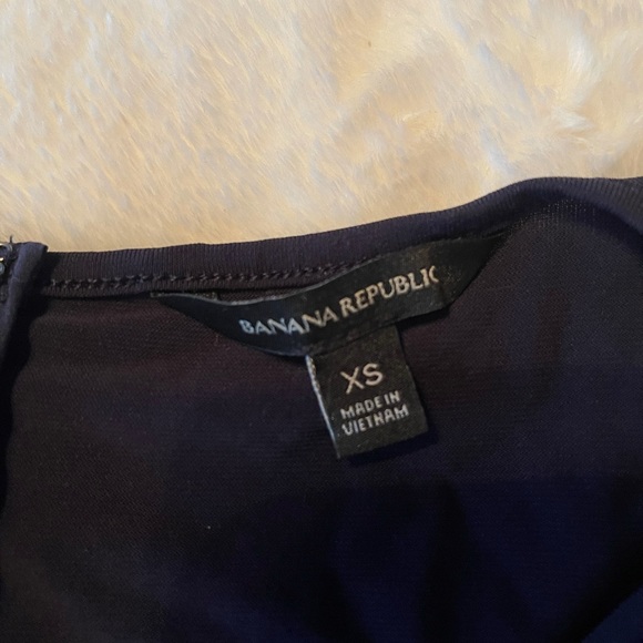 Banana Republic Blue Peplum Ruffle Tank S - Picture 7 of 14